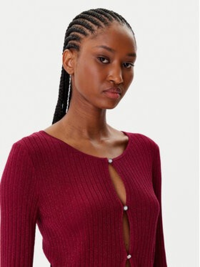 Morgan Kardigan 252-MIZOR Czerwony Slim Fit