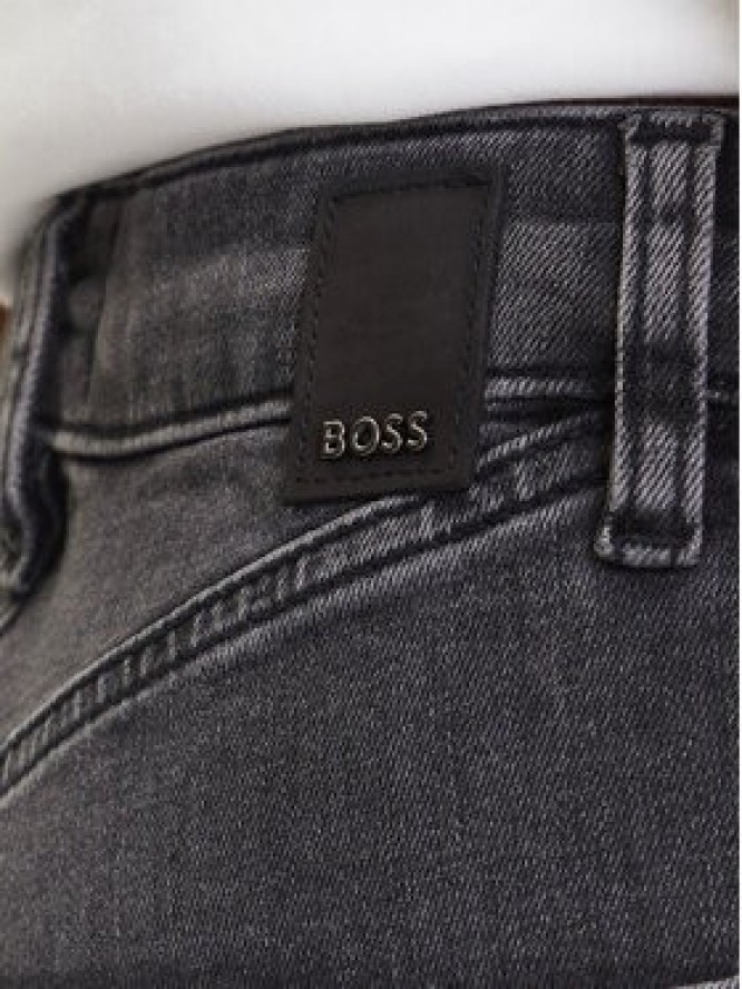 BOSS Jeansy State 50545012 Szary Slim Fit