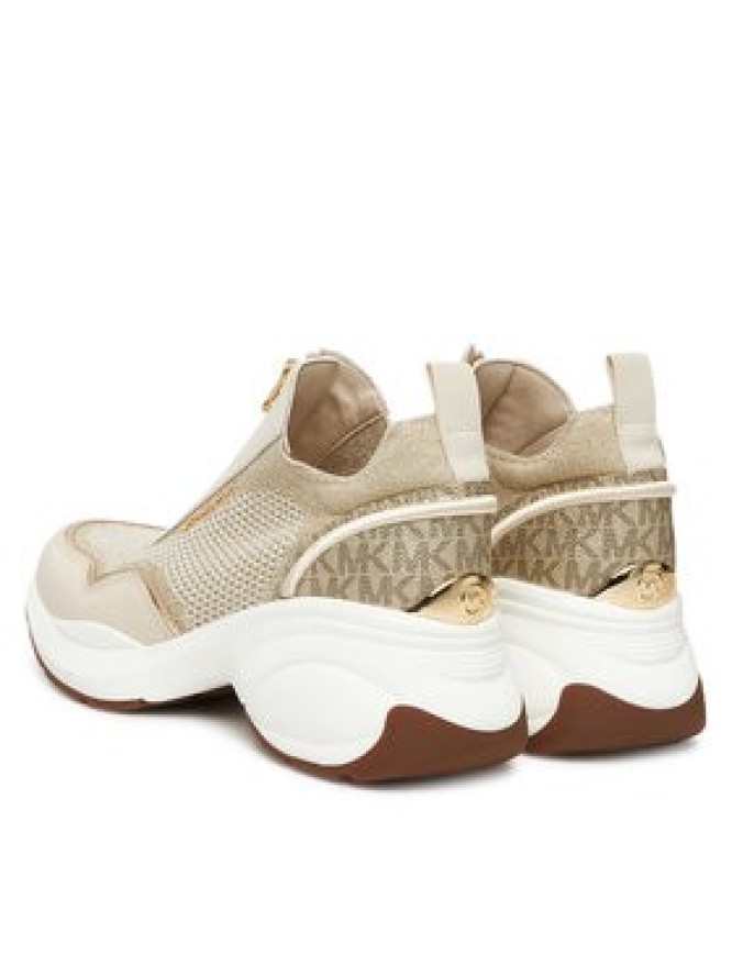 MICHAEL Michael Kors Sneakersy Zuma Mixed-Media Trainer 43F5ZUFP2L Złoty