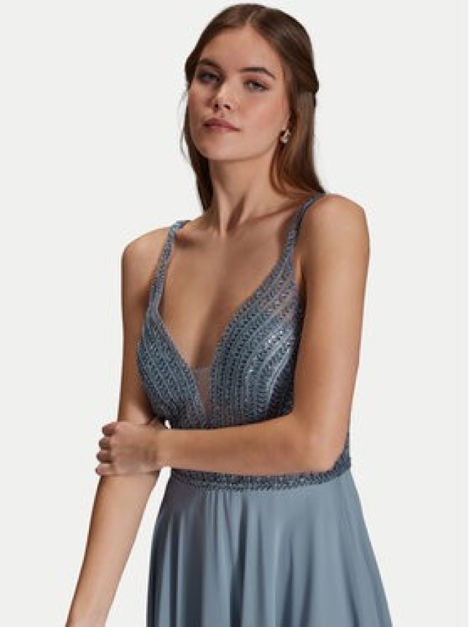 Hey Kyla Sukienka wieczorowa 5AI056HK Niebieski Regular Fit