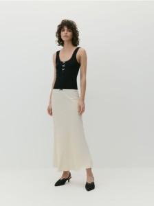 Spódnica maxi - złamana biel