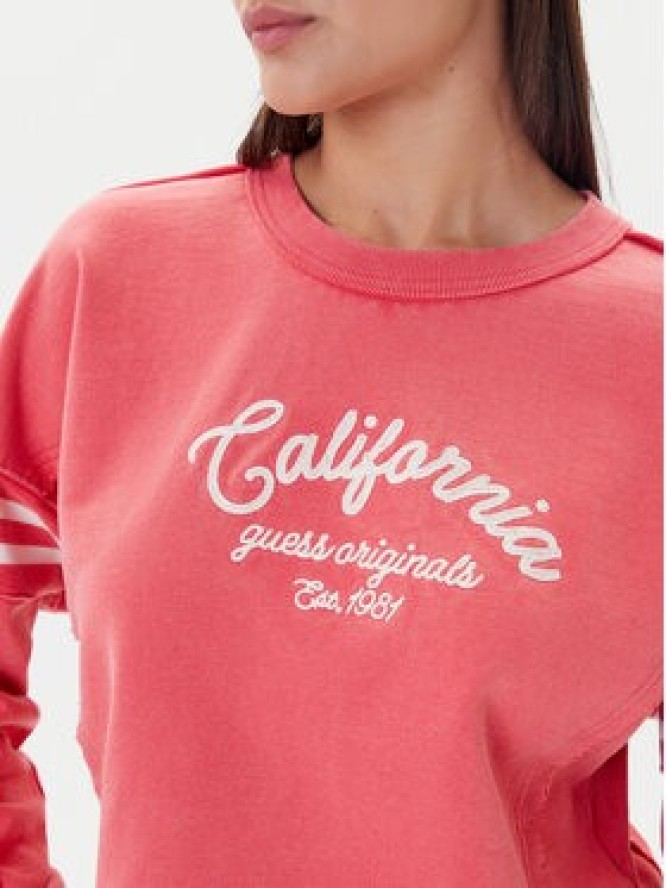 Guess Bluza W5YQ24 K68I4 Koralowy Regular Fit