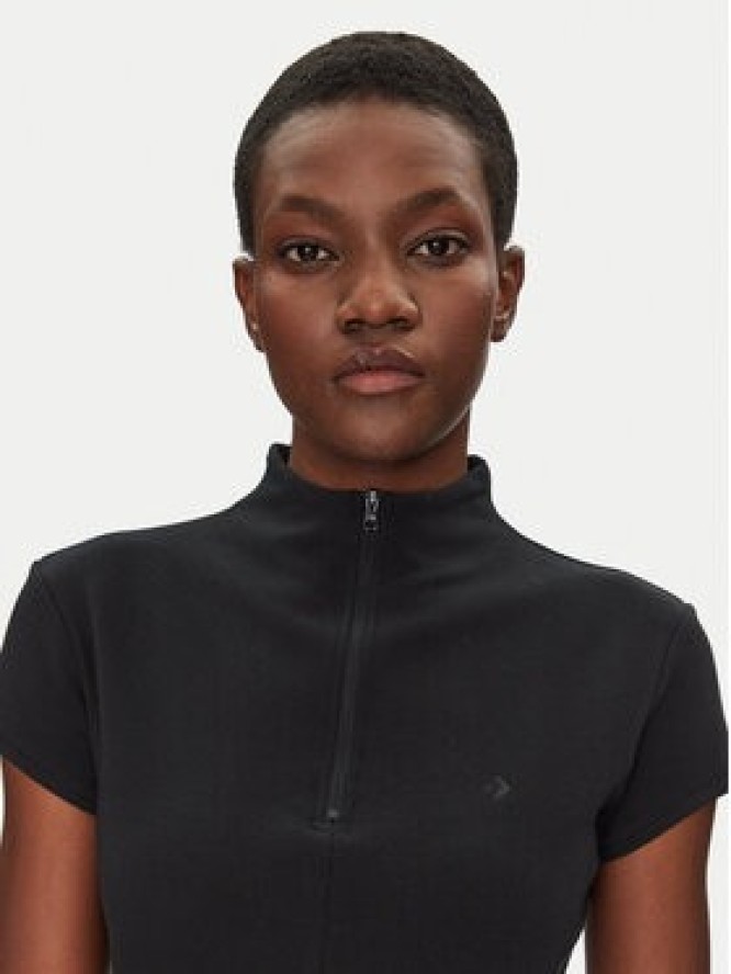 Converse Sukienka codzienna 10027393-A02 Czarny Regular Fit