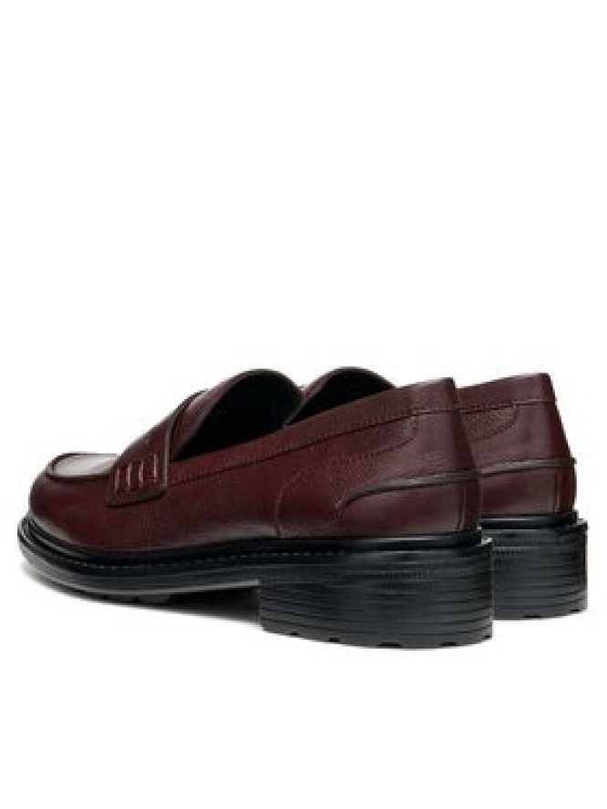 Geox Mokasyny D Walk Pleasure D36TGF 00081 C7011 Bordowy