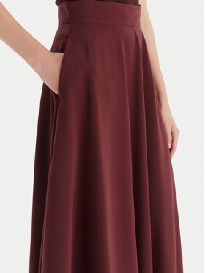Marella Spódnica trapezowa Pina 2523106075 Bordowy Regular Fit