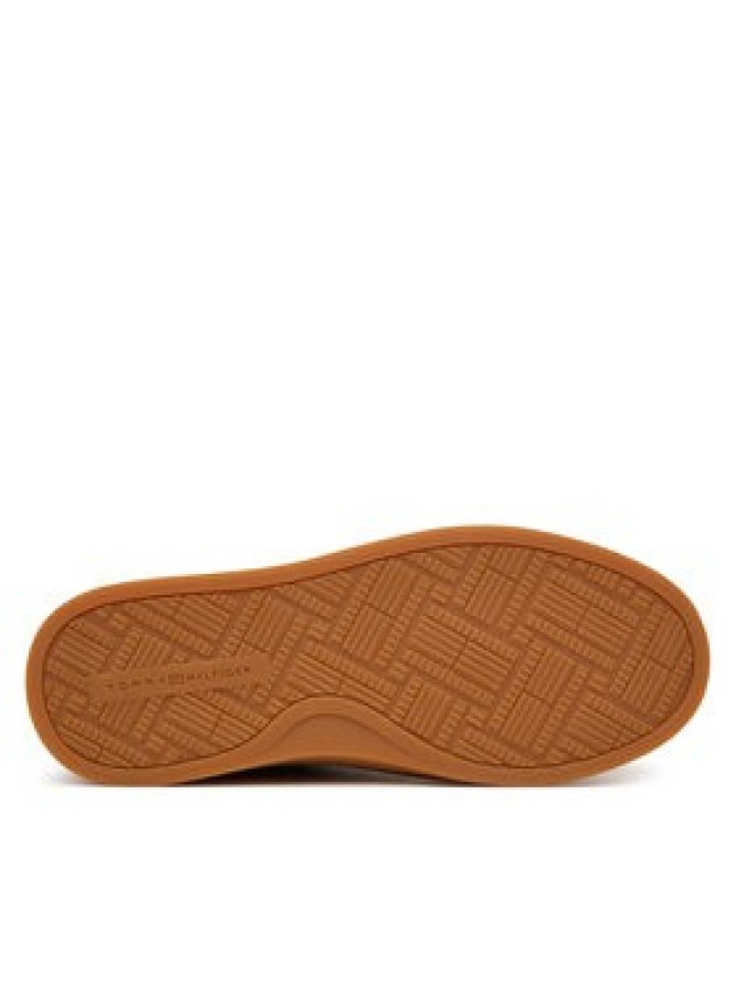 Tommy Hilfiger Sneakersy Th Chic Cupsole Wl FW0FW09597 Brązowy ciemny