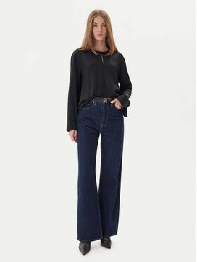 Tommy Hilfiger Bluzka WW0WW47339 Czarny Relaxed Fit