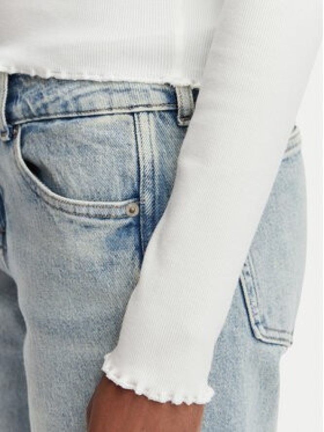 Tommy Jeans Bluzka DW0DW22783 Biały Slim Fit