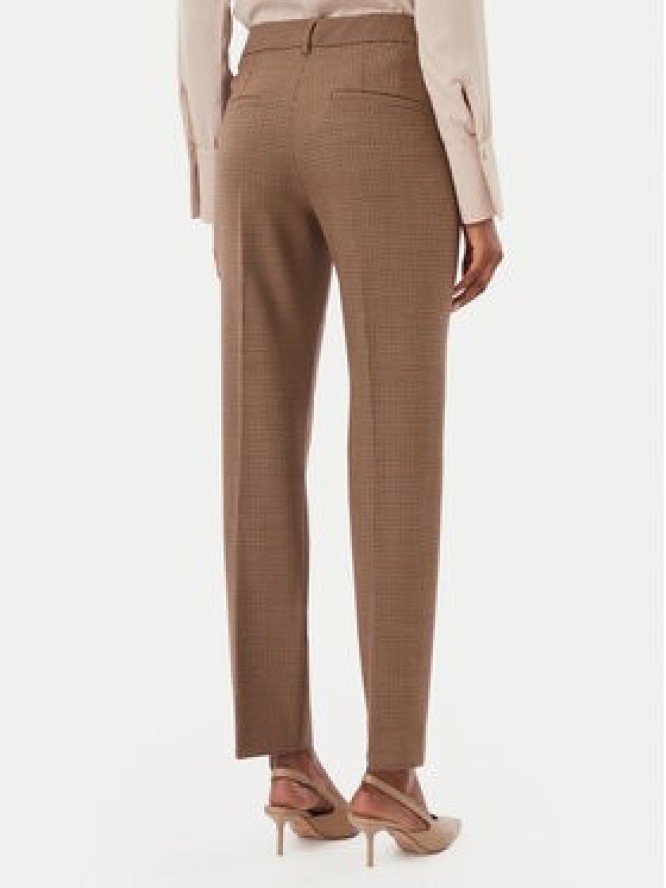 Marella Spodnie materiałowe Fuoco1 2623136172 Brązowy jasny Regular Fit