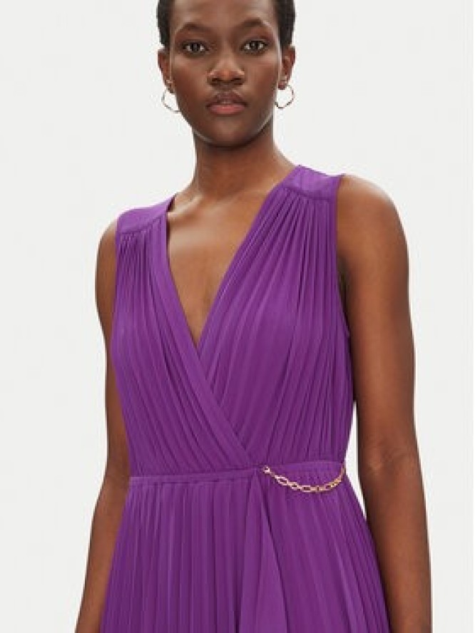 Morgan Sukienka koktajlowa 251-ROSYTA M Fioletowy Regular Fit