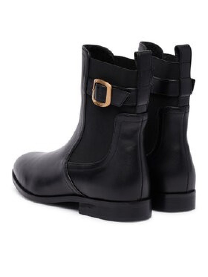 TWINSET Sztyblety Tronchetto 252TCP120 Czarny