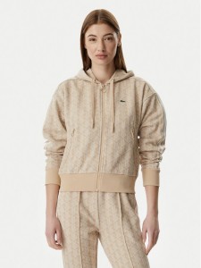 Lacoste Bluza SF7606 Beżowy jasny Regular Fit