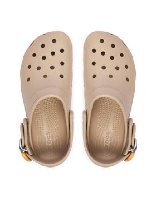 Crocs Klapki Classic Platform Buckle Clog 213230 Beżowy