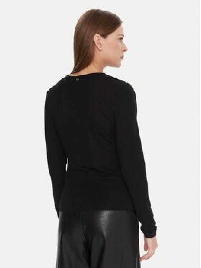 Lola Casademunt by Maite Bluzka MF2515029 Czarny Slim Fit