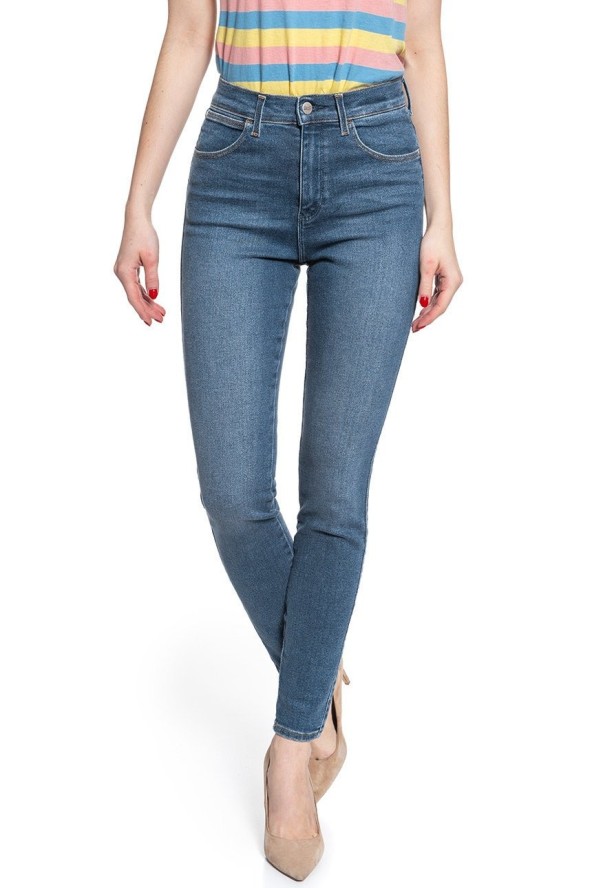 WRANGLER HIGH RISE SKINNY USED TINT W27HTX50H 112128127