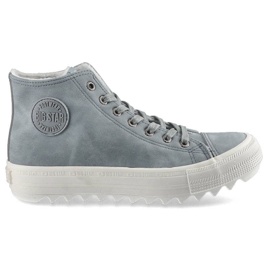 Niebieskie Sneakersy Big Star Damskie Wygodne Buty