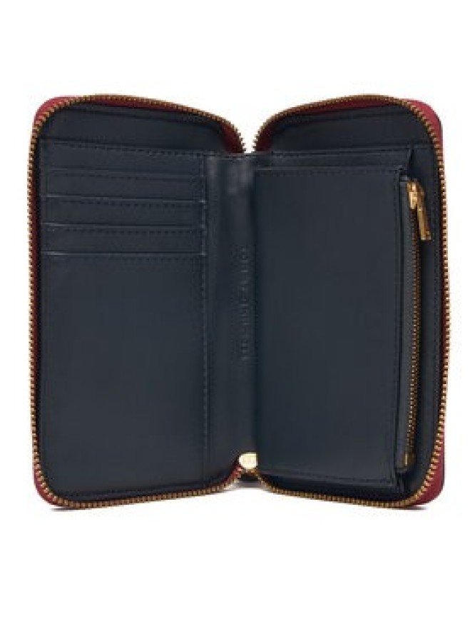 Tommy Hilfiger Portfel Th Leather Med Za Wallet AW0AW18939 Czerwony