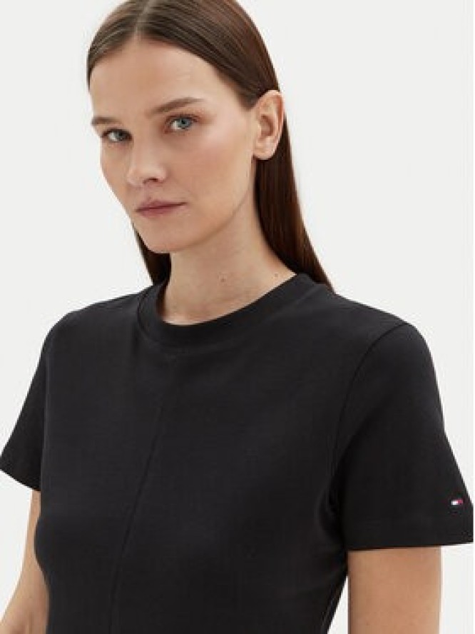 Tommy Hilfiger Sukienka codzienna WW0WW45521 Czarny Regular Fit