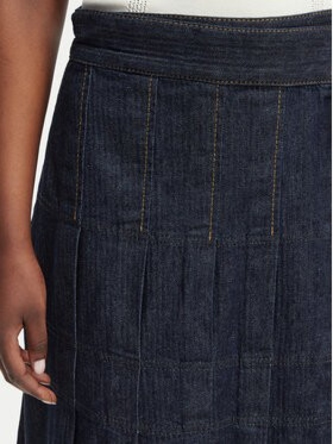 MAX&Co. Spódnica jeansowa 2616101013200 Granatowy Regular Fit