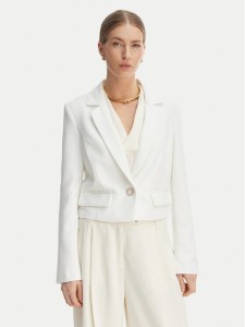 Guess Marynarka W6GN03 W1742 Biały Regular Fit