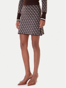 Guess Spódnica ołówkowa W5BD81 Z3JD2 Brązowy Slim Fit