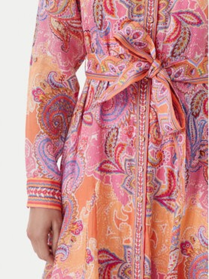 Hale Bob Sukienka koszulowa 4YDD632A Różowy Regular Fit