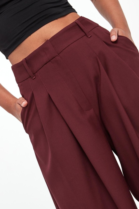 Spodnie damskie wełniane Ulzio MARELLA MONOCHROME