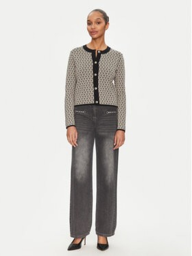 Morgan Kardigan 251-MESTA Czarny Regular Fit