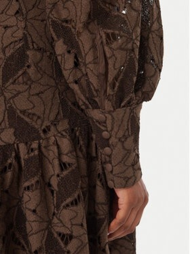 Bardot Sukienka koktajlowa 58421DB Brązowy ciemny Regular Fit