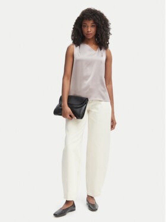 Calvin Klein Bluzka LV044F144G Szary Regular Fit