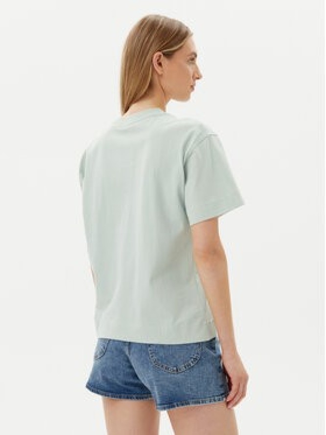 Lee T-Shirt Embroidery Pocket 112363833 Zielony Relaxed Fit