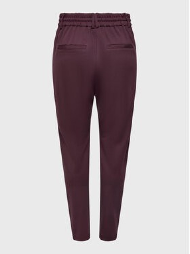 ONLY Spodnie materiałowe Poptrash 15115847 Bordowy Regular Fit