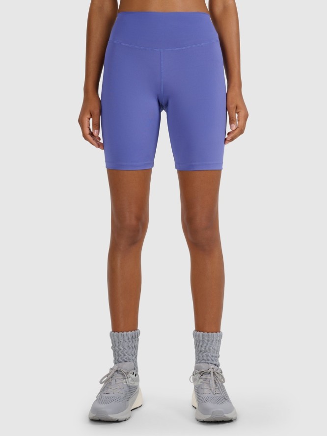 4F Legginsy kolarki treningowe damskie - granatowe S