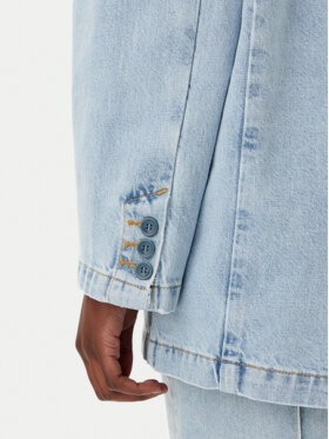 Liu Jo Marynarka UA5210 D4854 Błękitny Relaxed Fit