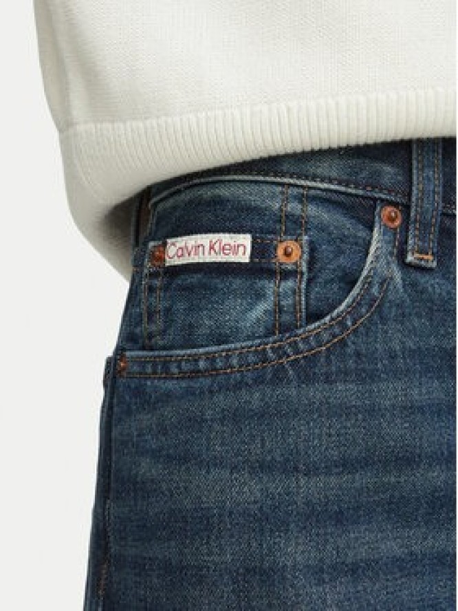 Calvin Klein Jeans Jeansy LV047H751G Niebieski Baggy Fit
