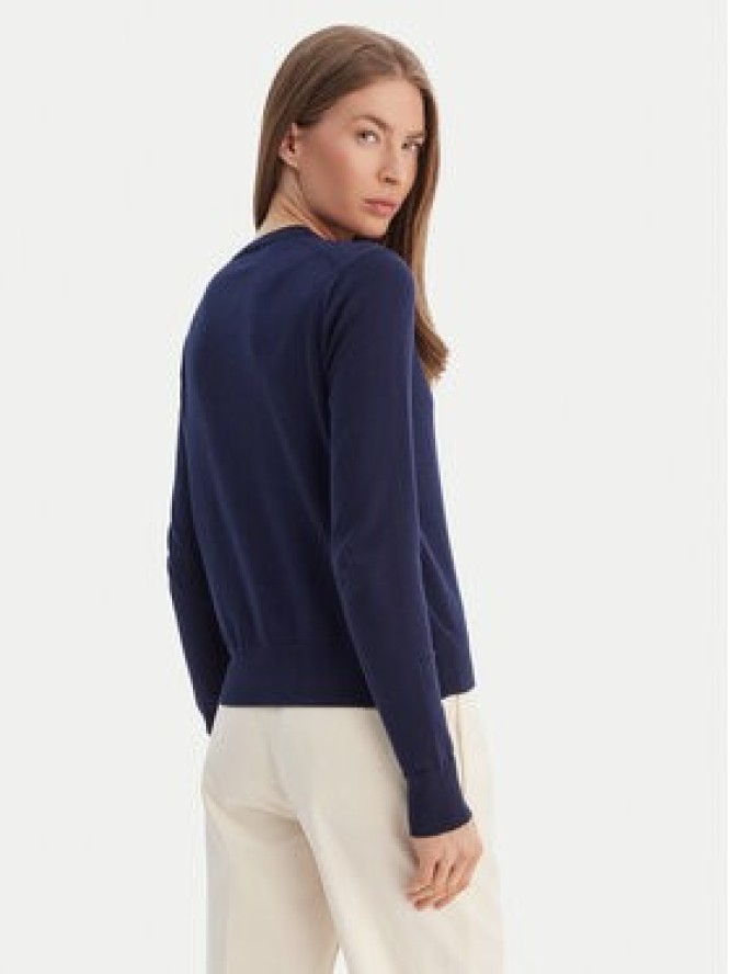Polo Ralph Lauren Kardigan 211971871004 Granatowy Slim Fit