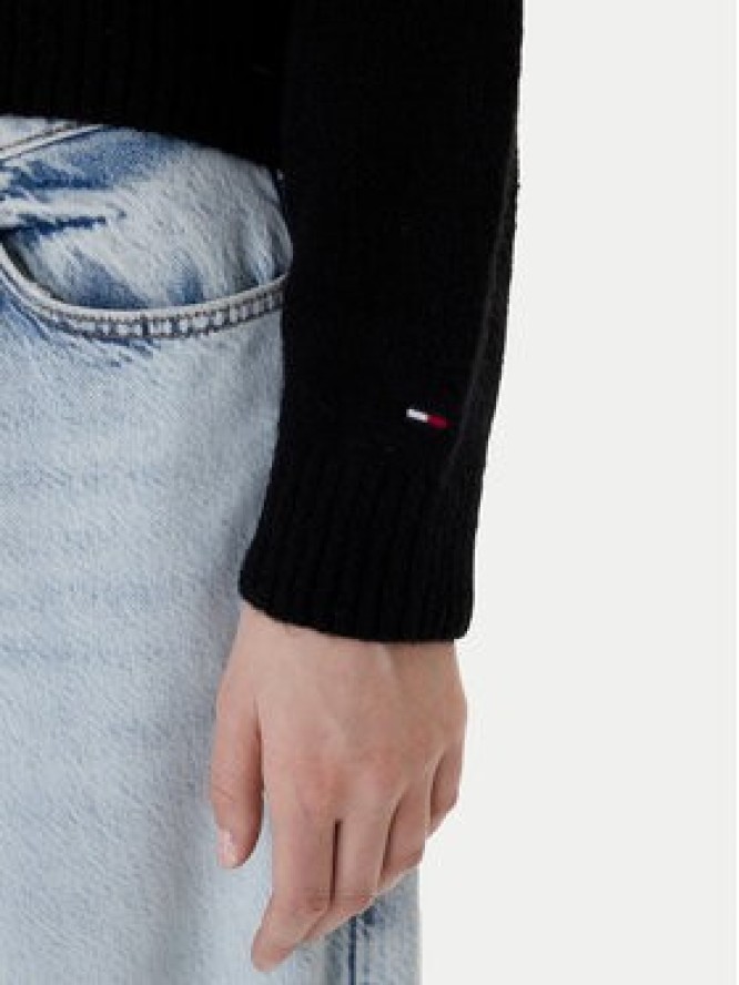 Tommy Jeans Sweter 85 Varsity DW0DW22033 Czarny Regular Fit