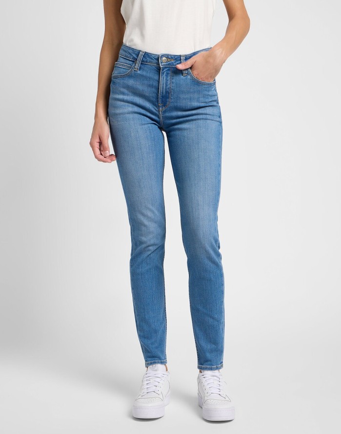 LEE DAMSKIE SPODNIE JEANSOWE SCARLETT HIGH OUTER LIMIT 112359639 L626016290