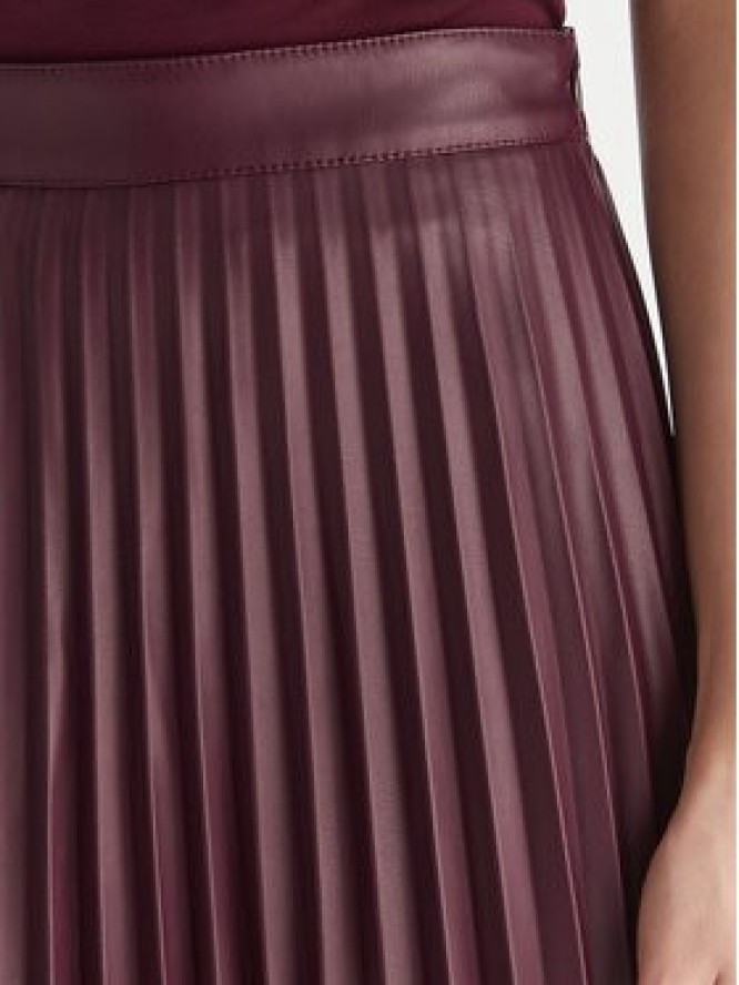 Vero Moda Spódnica z imitacji skóry Bella Holly 10319036 Fioletowy Regular Fit