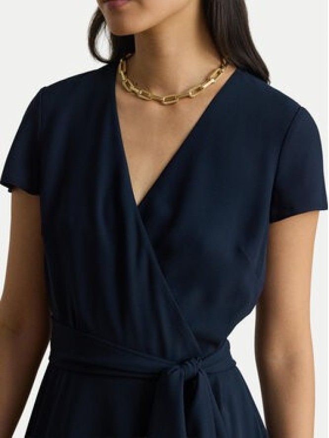LAUREN RALPH LAUREN Sukienka koktajlowa 200P13812002 Granatowy Regular Fit