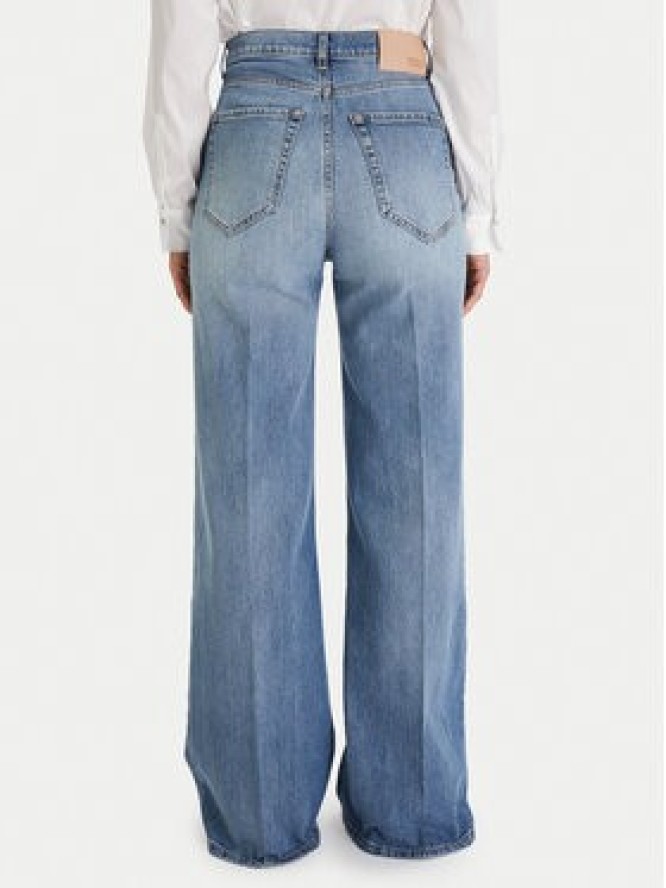 ViCOLO Jeansy DF5065 Niebieski Wide Leg
