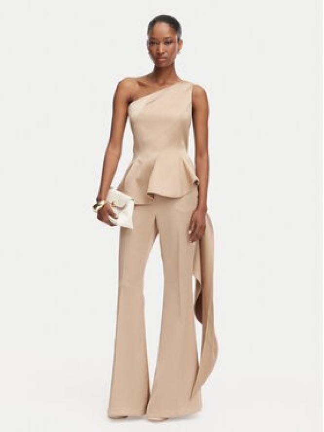 Babylon Spodnie materiałowe S00555 Beżowy Regular Fit