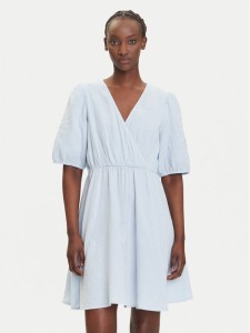 Pieces Sukienka letnia Sastina 17156475 Błękitny Regular Fit