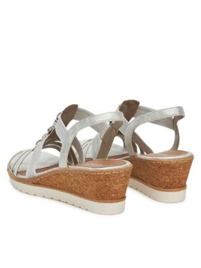 Remonte Sandały R6264-92 Srebrny