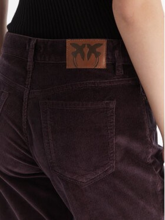 PINKO Spodnie materiałowe Old Velvet 105662 A2WS Fioletowy Regular Fit