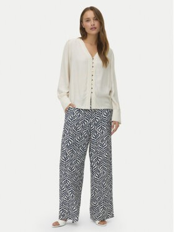 Vero Moda Spodnie materiałowe Josie 10303759 Granatowy Wide Leg