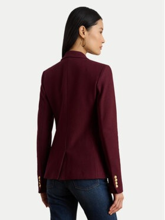 LAUREN RALPH LAUREN Marynarka 200797305029 Bordowy Slim Fit