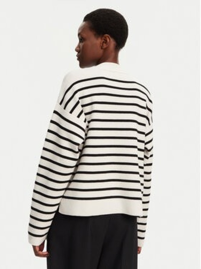 AMI Paris Sweter UKS036.KN0041 Szary Relaxed Fit