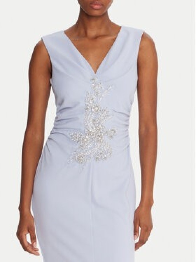 Rinascimento Sukienka wieczorowa CFC0123081003 Błękitny Regular Fit