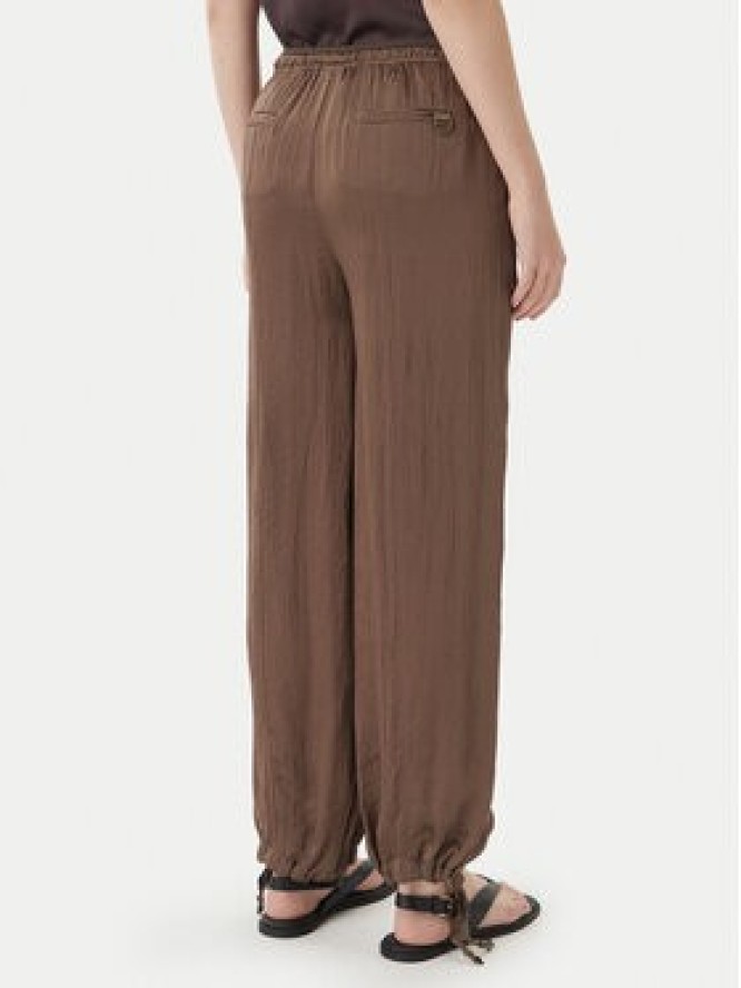 Marella Spodnie materiałowe Bronzo 2613131085 Brązowy Relaxed Fit